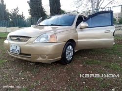 كيا ريو 2003 شكل 2005 جير اتوماتيك فحص 2 جيد 2 قصعات رواسي ومرفق الفحص 