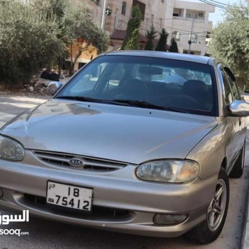 كيا موديل ال 1998 للبيع فحص ٤ جيد قصعتين