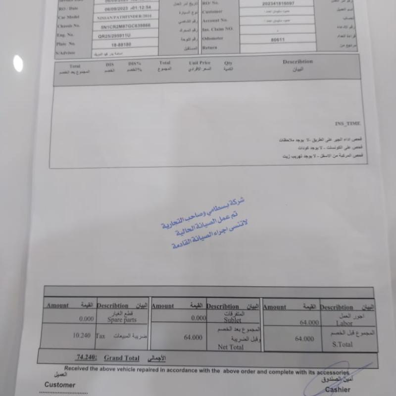 نيسان باتفاندر للبيع