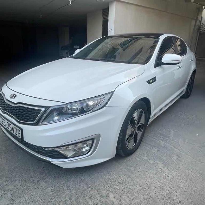 كيا k5 2013 وارد كوري لون ابيض لؤلؤي سقف