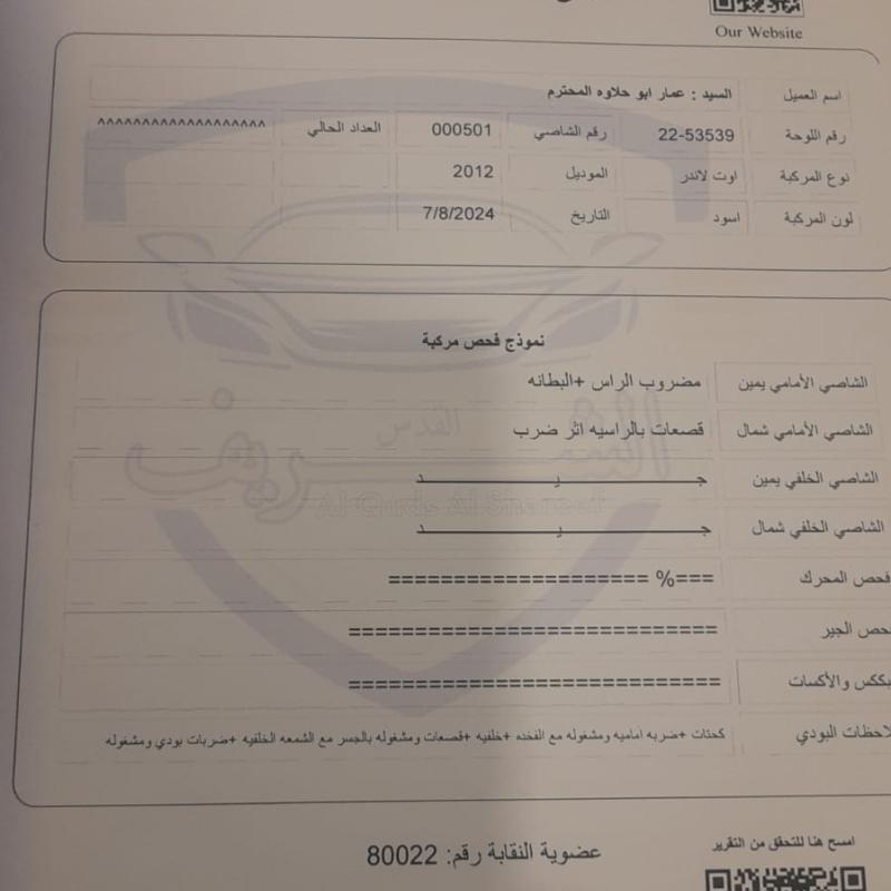 ميتسوبيشي اوتلاندر 2012